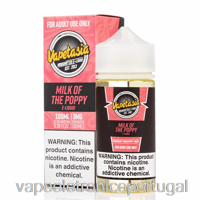 Vape Eletronico Leite De Papoula - Vapetasia - 100ml 12mg